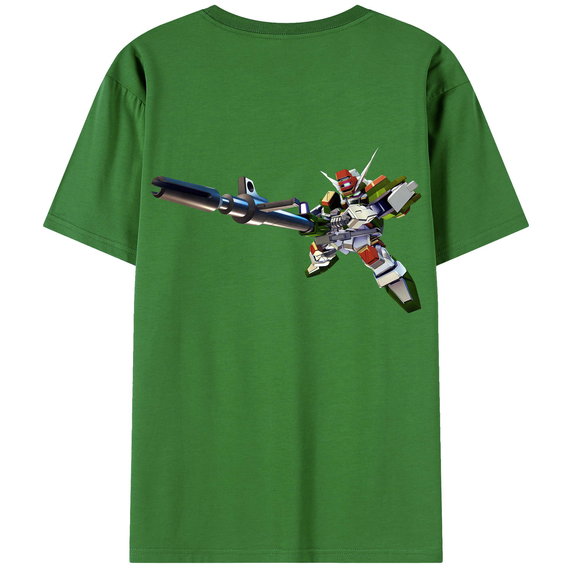 （画像用） 機動戦士ガンダム Mobile Suit Gundam レディース半袖Tシャツ(バックプリント)